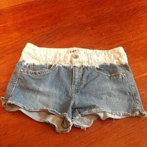 Jolt Bleach Dye Jean Shorts SZ 9